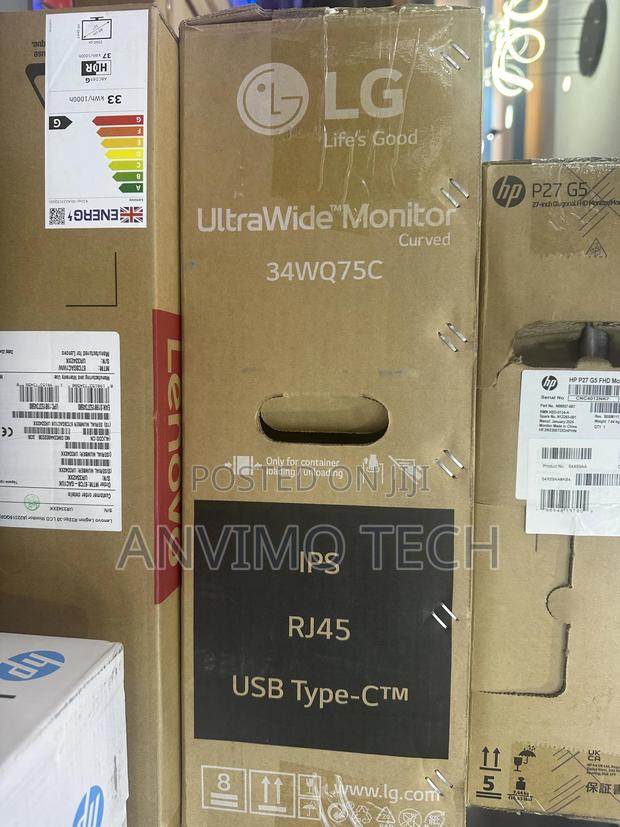 Lg 34” Monitor - thumbnail 3