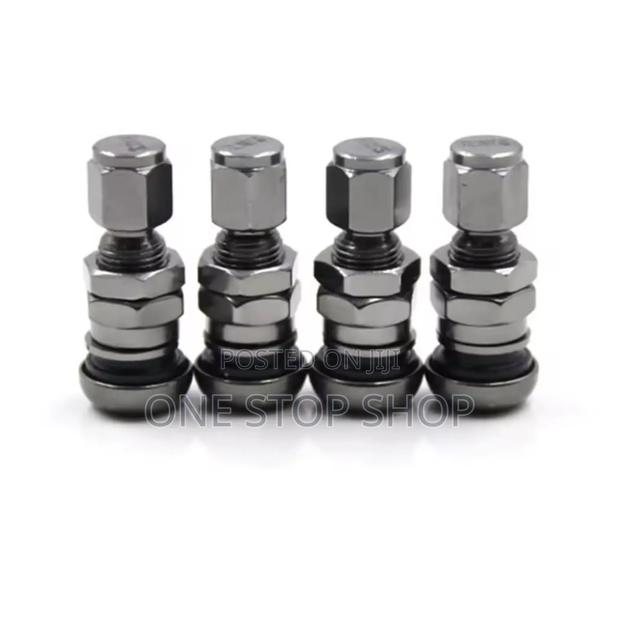 4pcs Durable Metal Wheel Tire Valve Air Caps Covers - main view