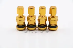 4pcs Gold Wheel Tire Valve Stem Caps Fits Tyres