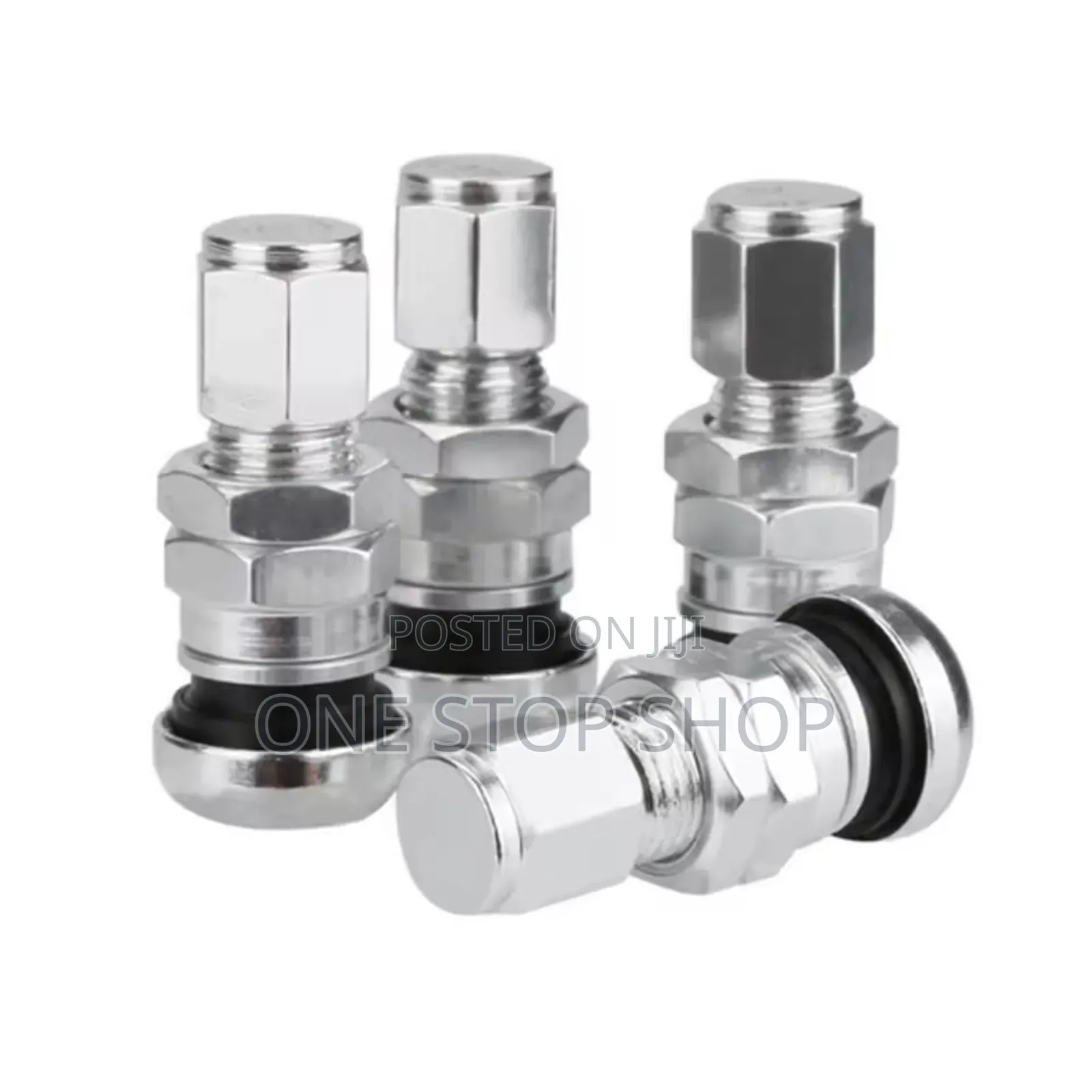 4pcs Silver Sportish Alloy Rays Style Wheel Tyre Valve Caps