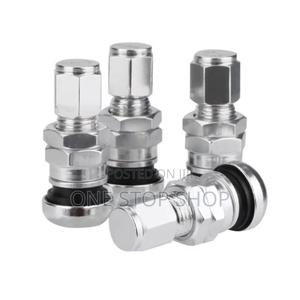 4pcs Silver Sportish Alloy Rays Style Wheel Tyre Valve Caps - thumbnail 2