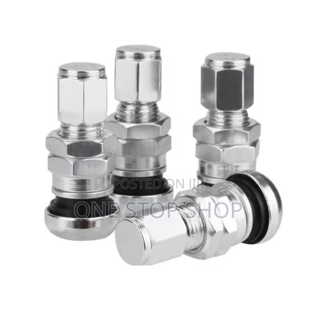 4pcs Silver Sportish Alloy Rays Style Wheel Tyre Valve Caps