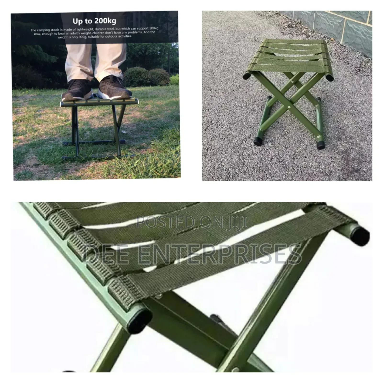 Upto 200kg Foldable Camping Chair
