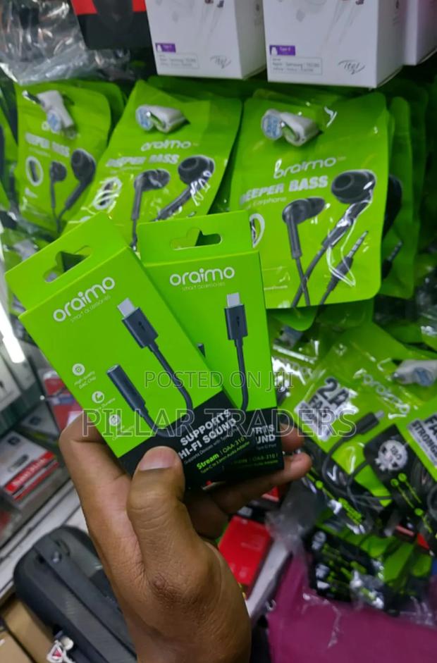 Oraimo Steam Usb C to 3.5mm Jack - main view