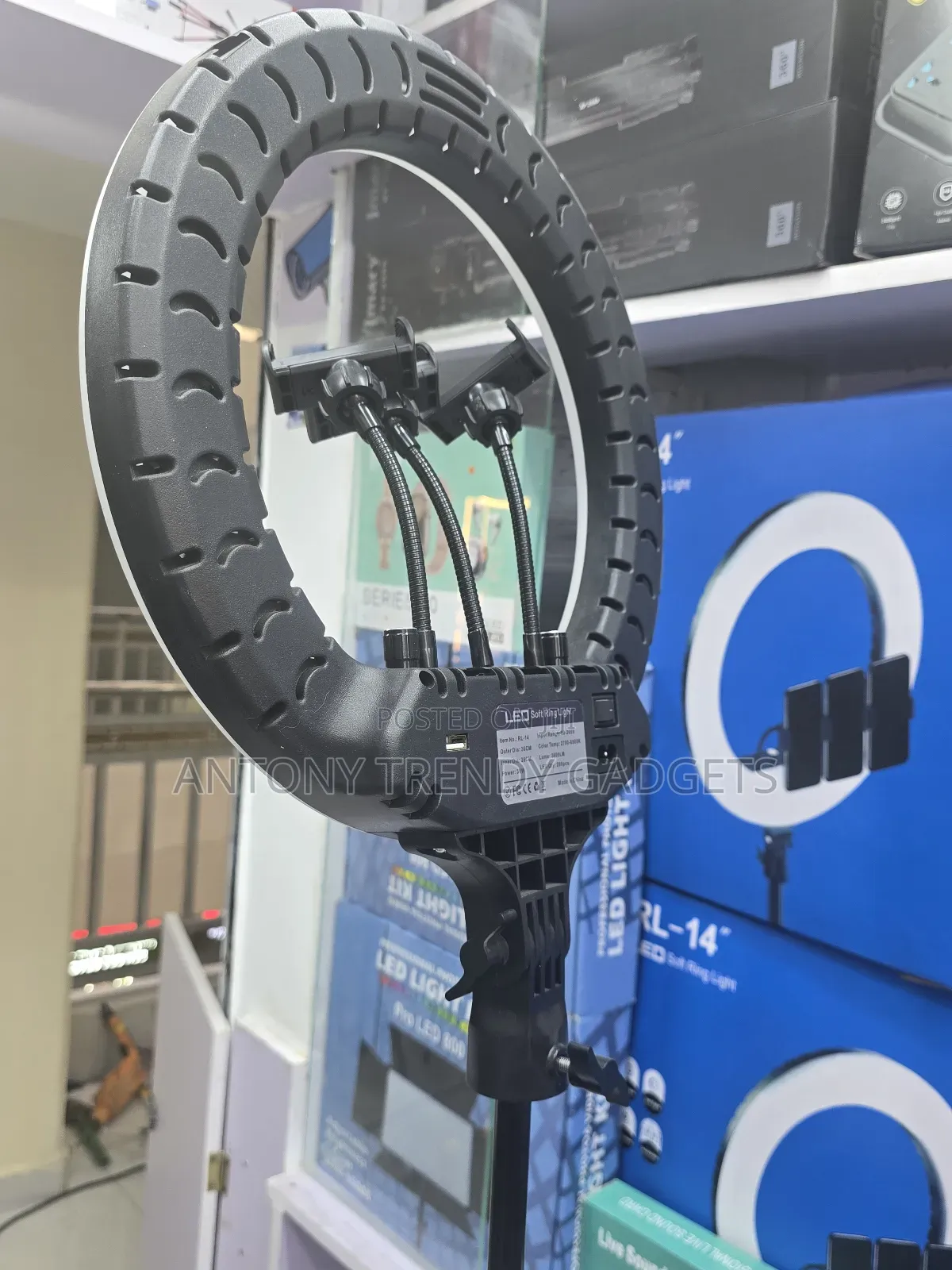 Rl-14 Led Ring Light 14 Inch – Professional Selfie Ring Light