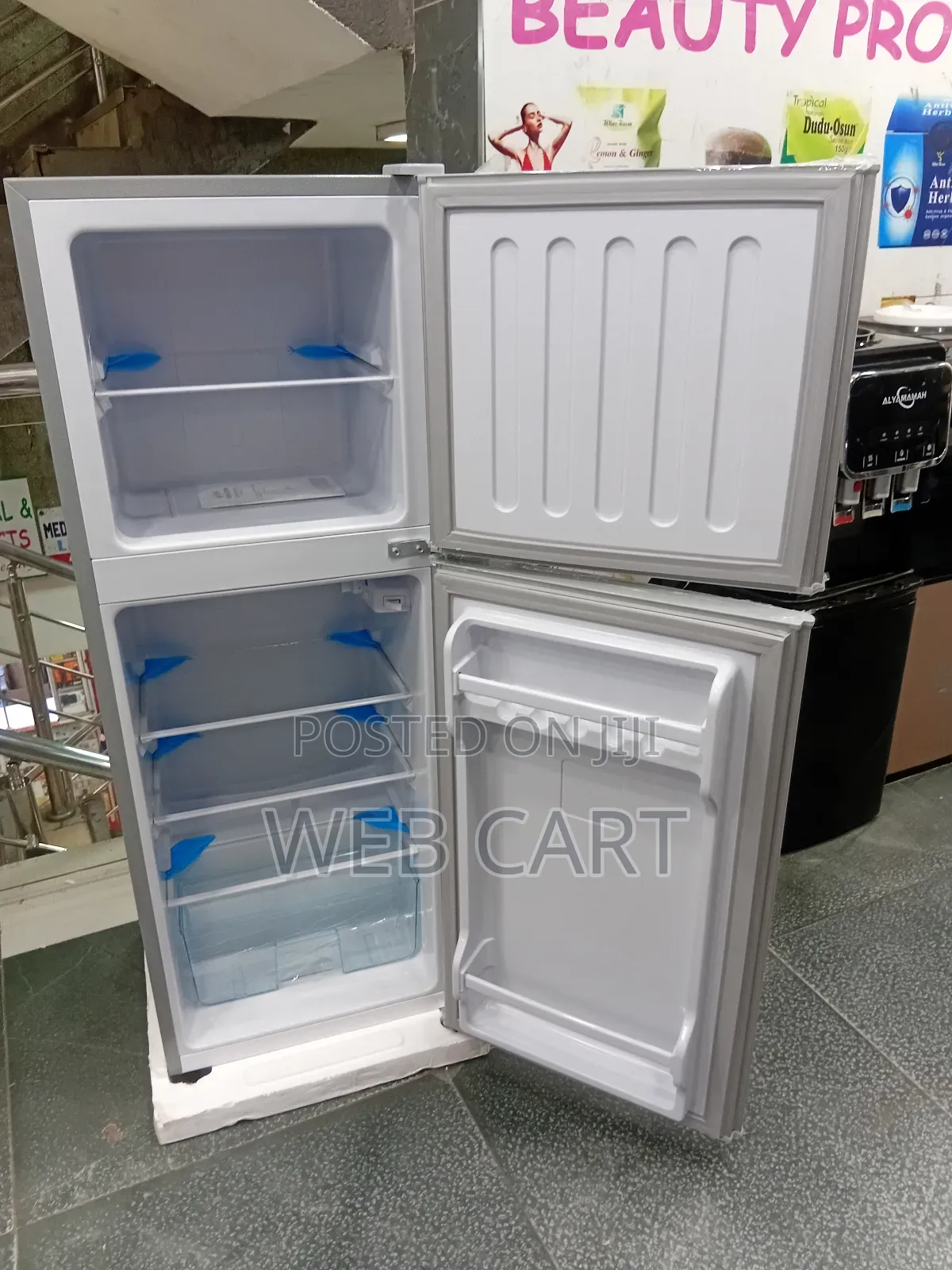 Nunix 138l Durable Double Door Refrigerator