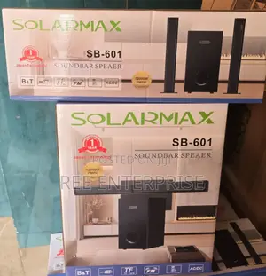 ***2.1ch Solarmax Sb-601 Soundbar Multimedia Speaker System Woofer