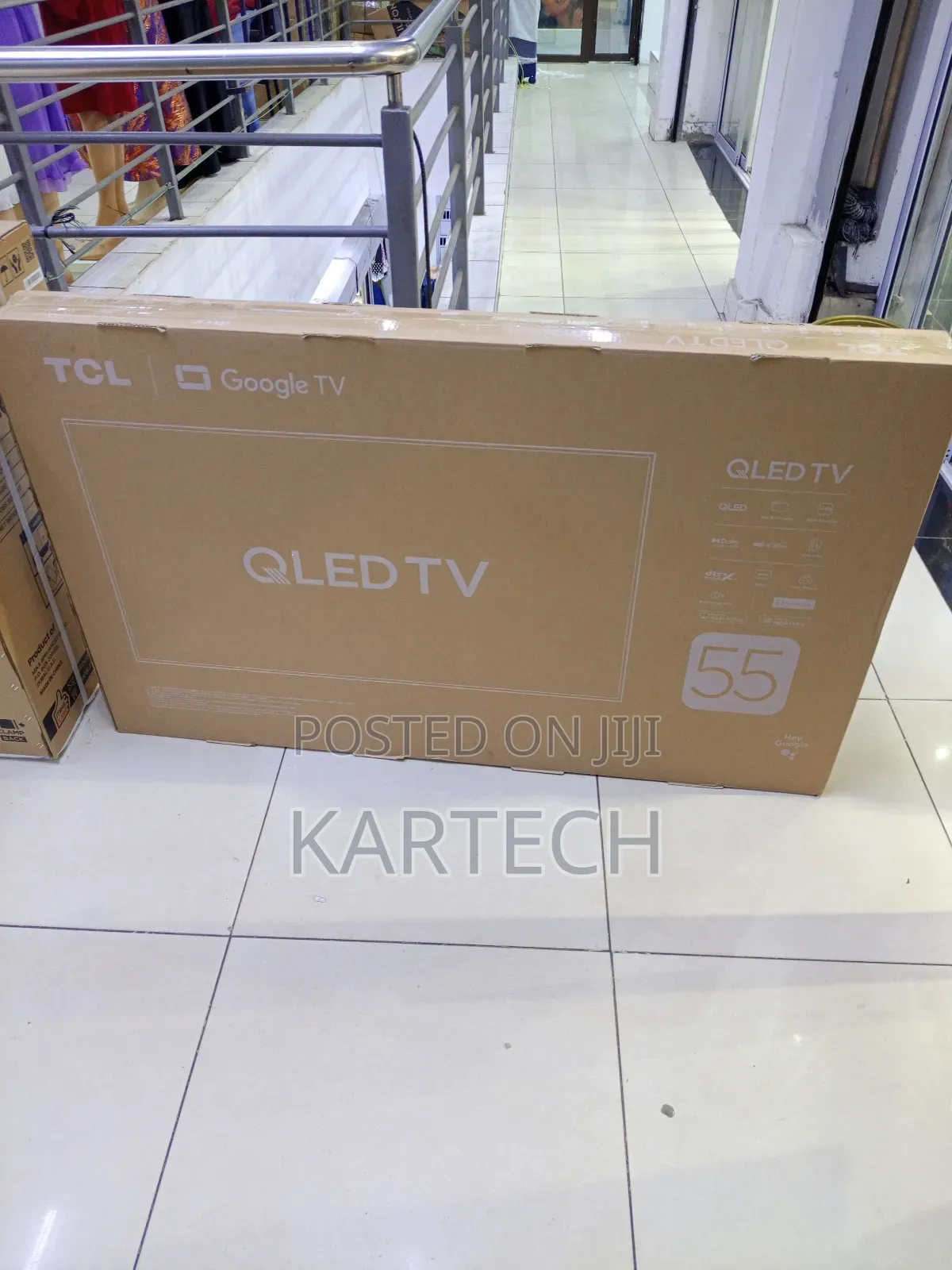 TCL 55” Qled Ultra Hd Google Smart Tv – Hdr, Dolby Audio