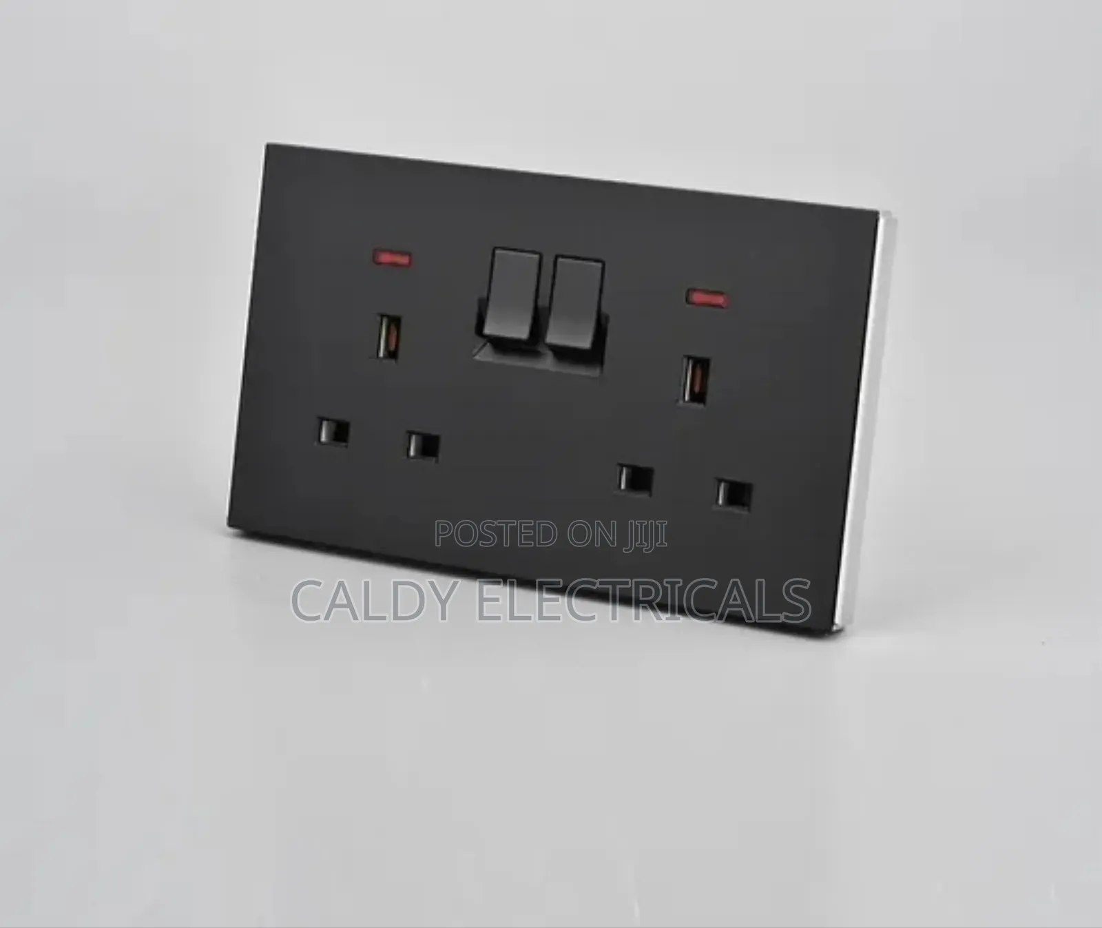 Generic Black Twin Socket