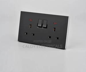 Generic Black Twin Socket - thumbnail 2