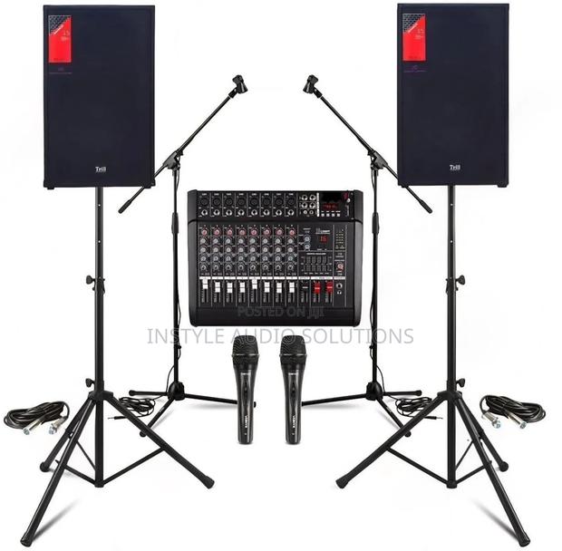 Trill Full Sound System- 8 Channels Powered Mixer System