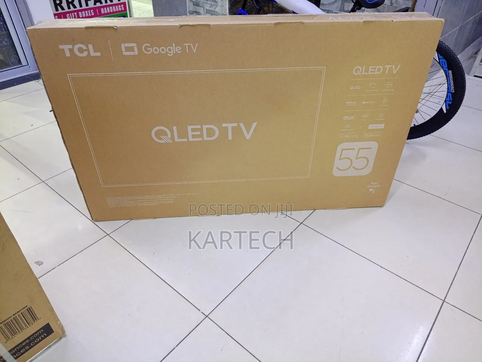 TCL 55" 55t6c Smart Google Frameless Qled Tv Uhd