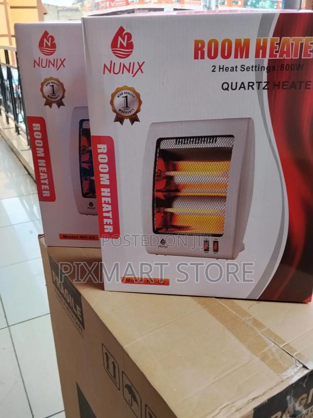 Nunix Nh-02 Portable Quartz Heater 800w With Safety Switch - main view