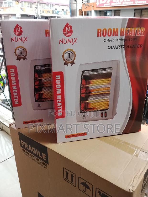 Nunix Nh-02 Portable Quartz Heater 800w With Safety Switch - thumbnail 2