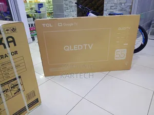TCL 55" 55t6c Qled Smart Frameless Google Tv With Dolby Visio