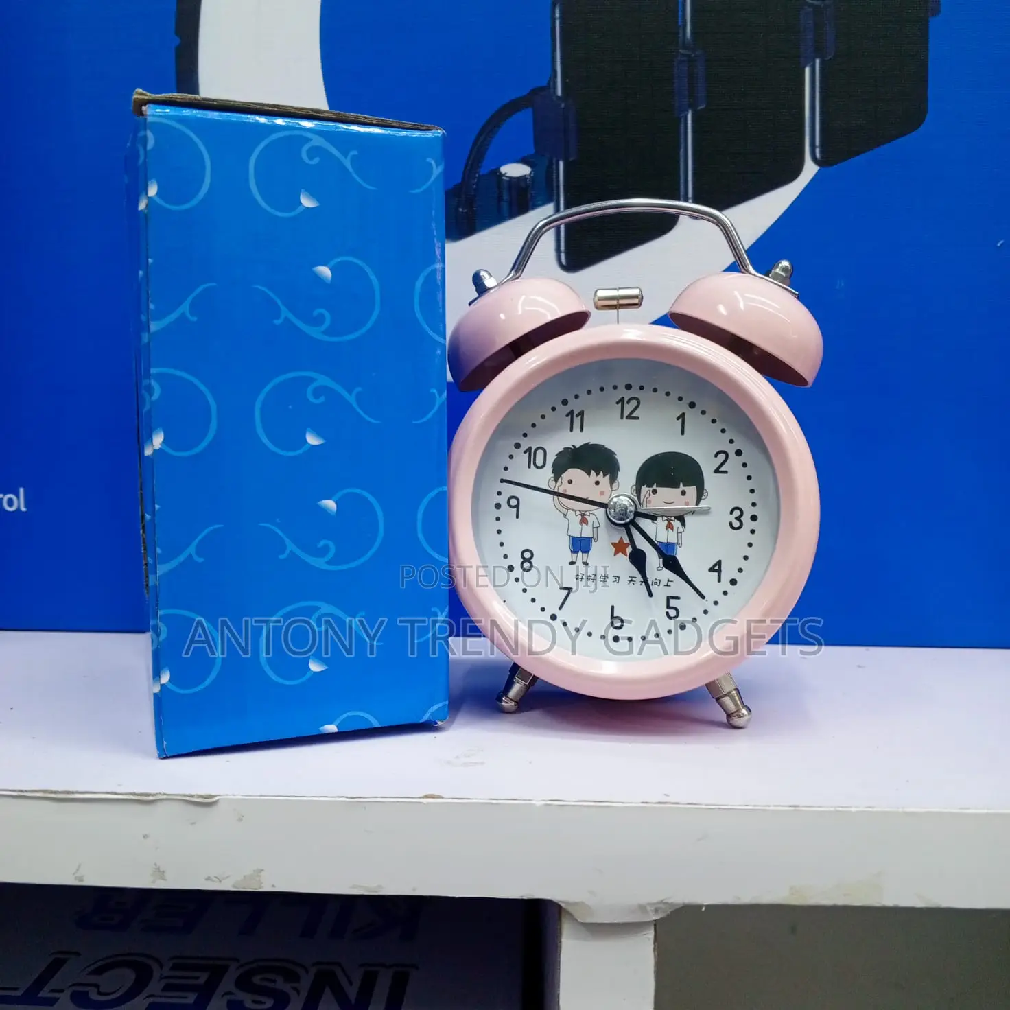 Cartoon Twin-bell Alarm Clock, Twin-bell Alarm Clock