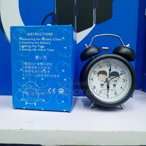 Cartoon Twin-bell Alarm Clock, Twin-bell Alarm Clock