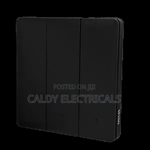 Black 3 Gang 2 Way Switch