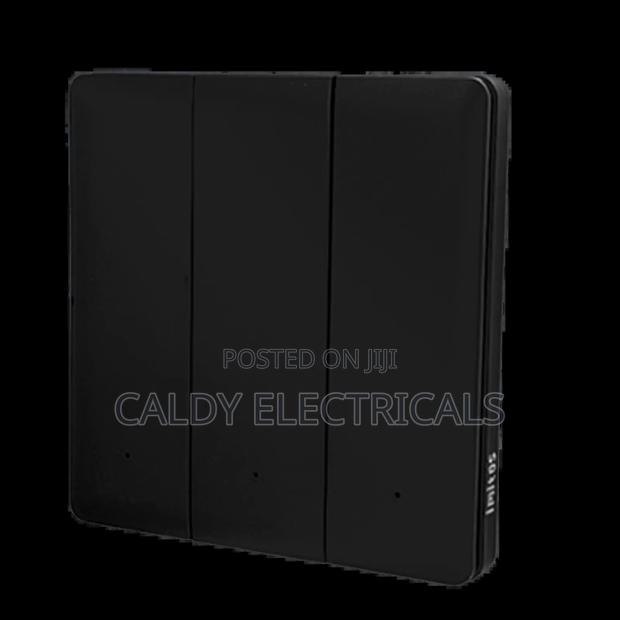 Black 3 Gang 2 Way Switch