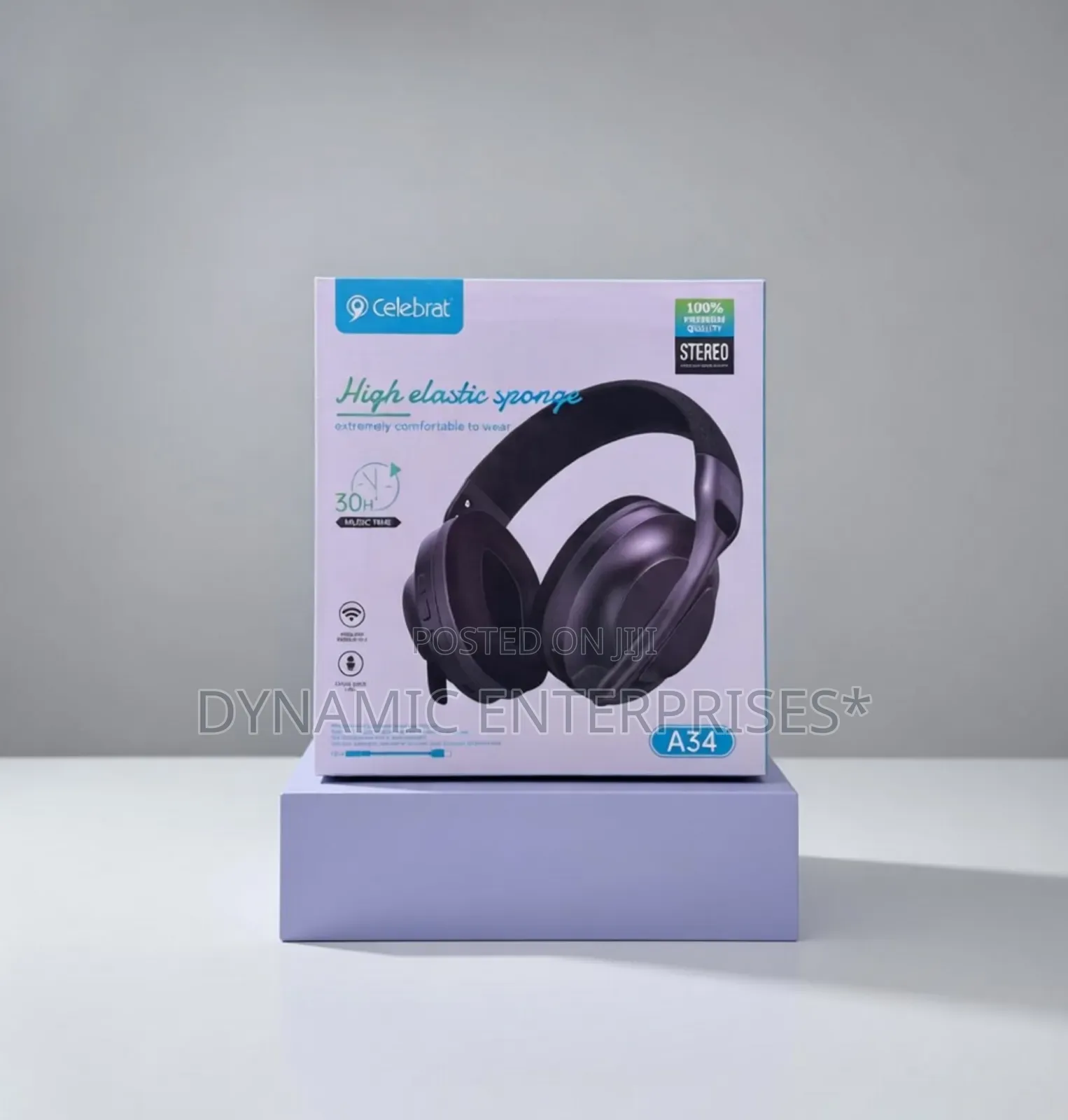 Celebrat A34 Wireless Bluetooth Headphones