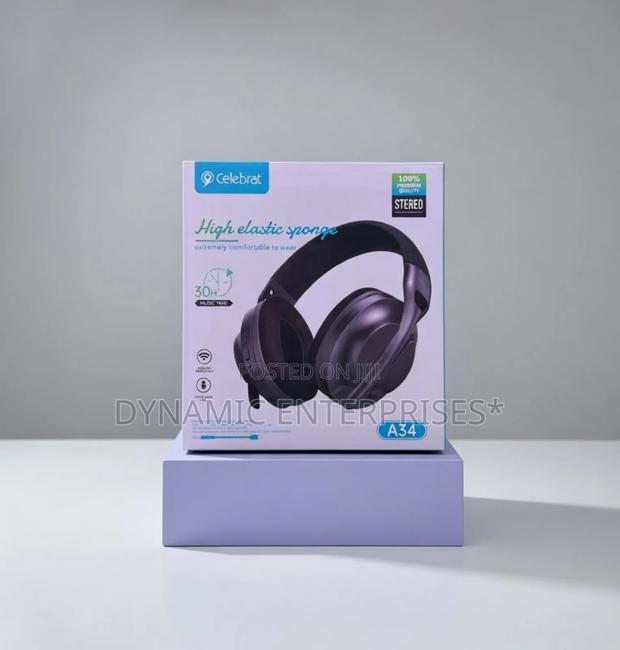 Celebrat A34 Wireless Bluetooth Headphones - main view