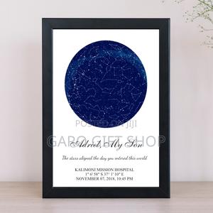 Personalized Star Map – Custom Night Sky Map Nairobi Kenya - thumbnail 2