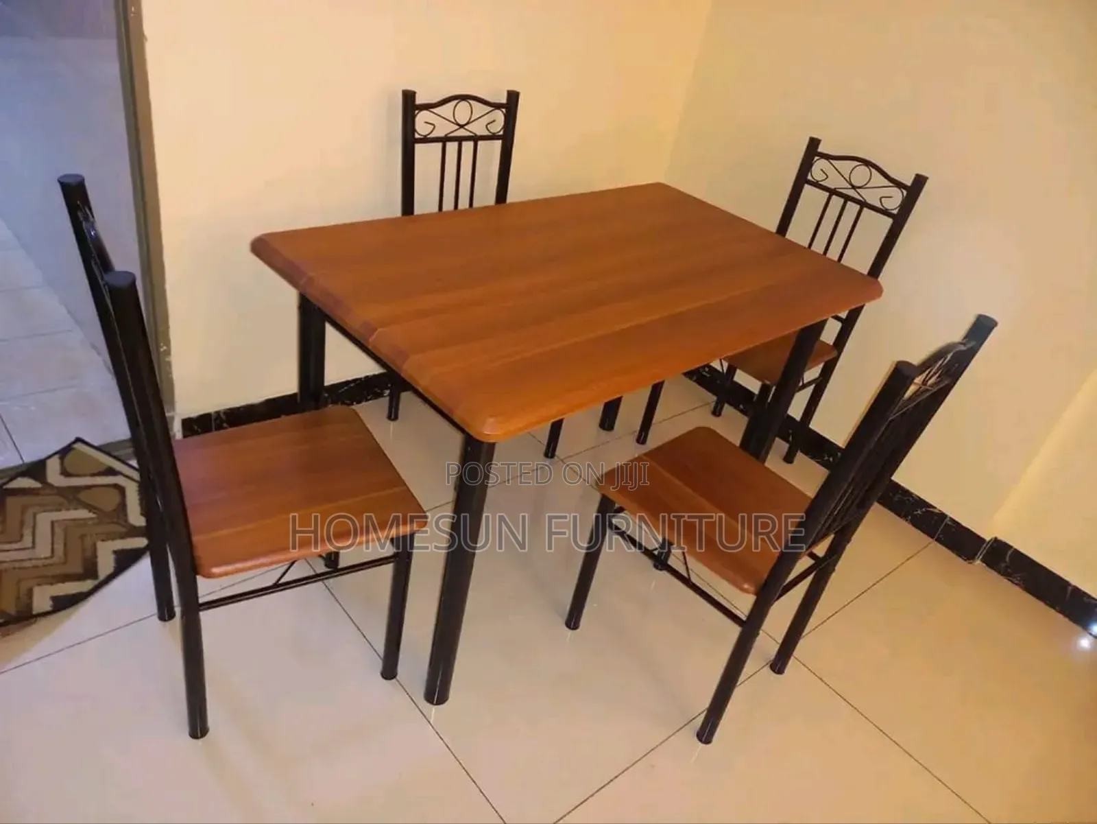 4 Seater Wood Dining Table