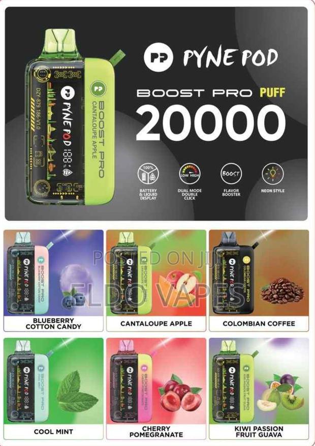 Pyne Pod Boost Pro 20000 Puffs Rechargeable Vape - main view