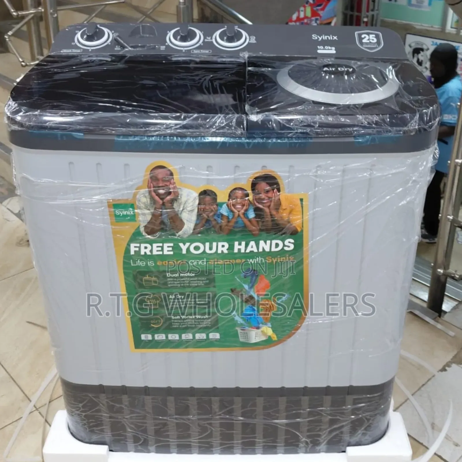 Syinix Semi-Automatic 10 Kg Twin Tub