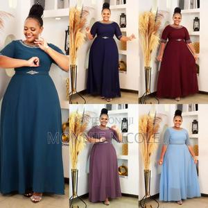 Beautiful Classy Plain Maxi Dress - main view