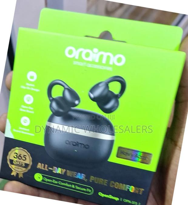 Oraimo Clip-on-Open-Ear True Wireless Earbuds Opn-372n and Opn-373