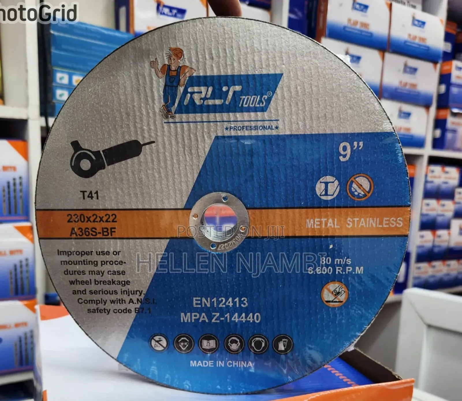 9" Metal Cutting Disc