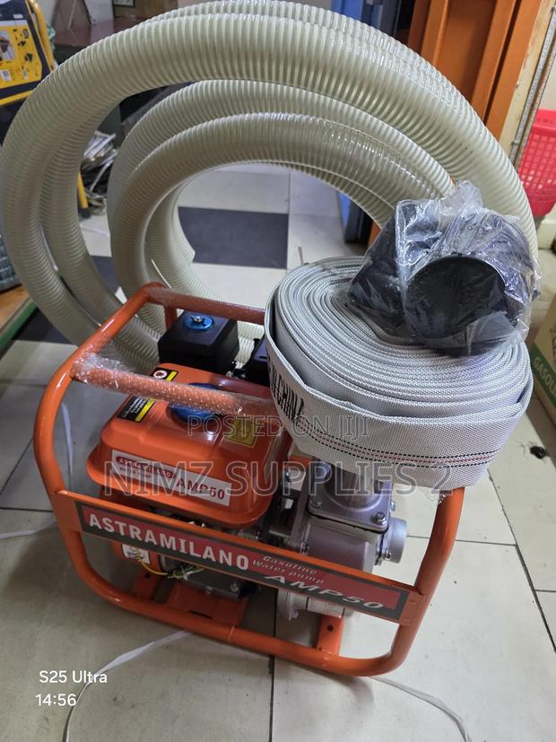 Gasoline Water Pump 2"+ Delivery Pipe +Sunction