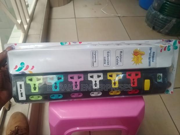 Powerking Black 5 Metre Wire Electrical Extension - main view