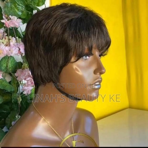 Fringe Human Hair Pixie