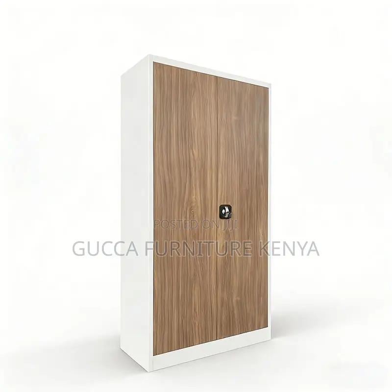 Modern 2-door Metallic Brown Filling Cabinet