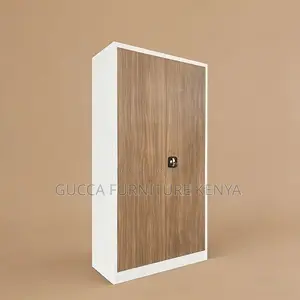 Modern 2-door Metallic Brown Filling Cabinet