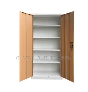 Modern 2-door Metallic Brown Filling Cabinet
