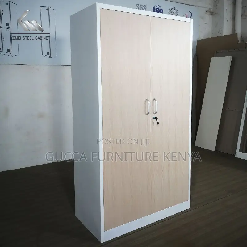 Modern 2-door Metallic Brown Filling Cabinet