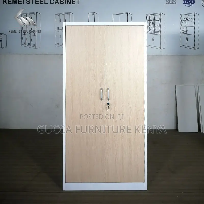 Modern 2-door Metallic Brown Filling Cabinet