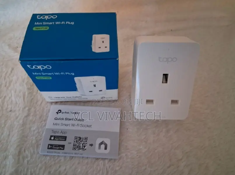 Tp-Link Tapo Mini Smart Wi-Fi Socket - Tl-Tapo P100 (1-Pack)