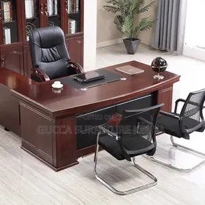 1.6 Meters Mahogany Executive Office Desk