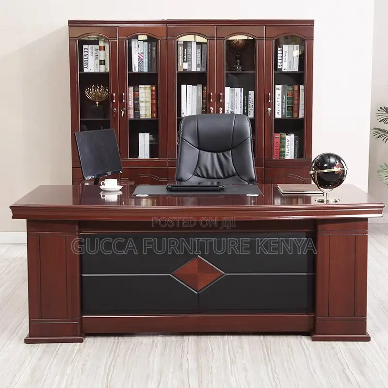 1.6 Meters Mahogany Executive Office Desk