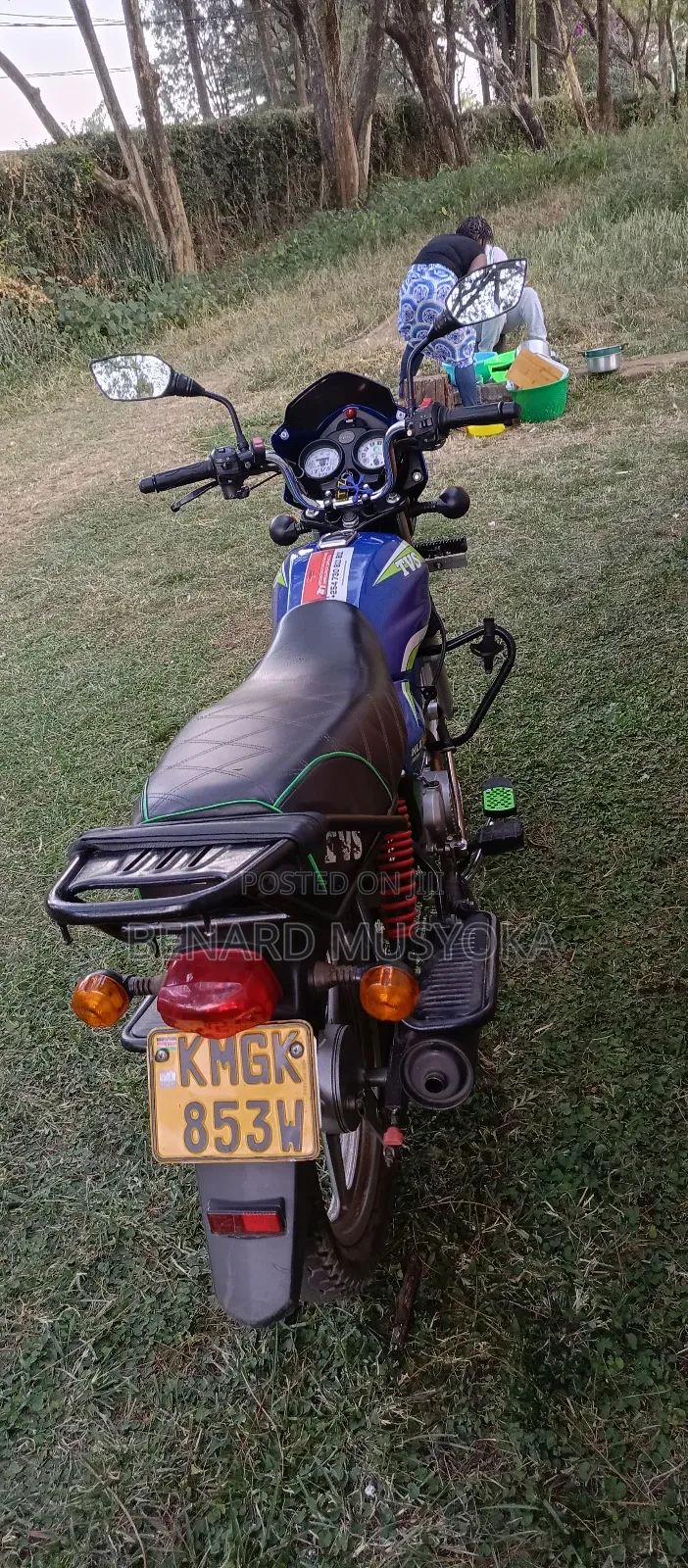 TVS HLX Plus ES 2023 Blue