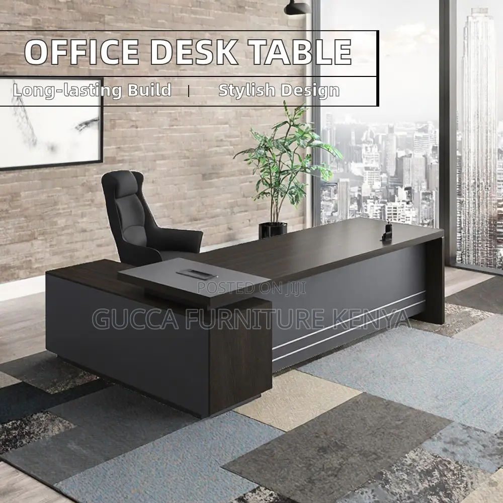 1800mm Executive Manager's L-shaped Office Desk