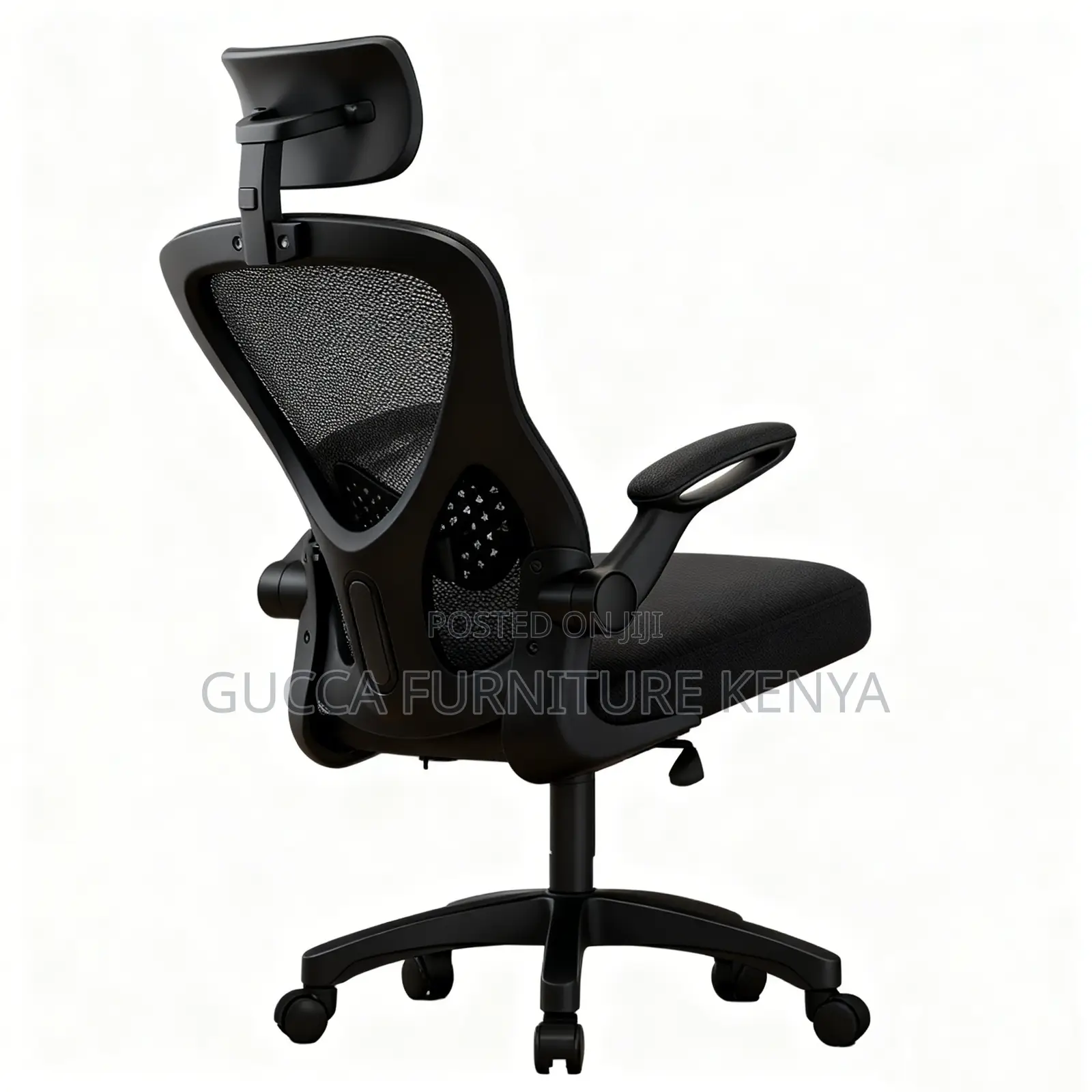Ergonomic Mesh Office Seat With Flip Arms