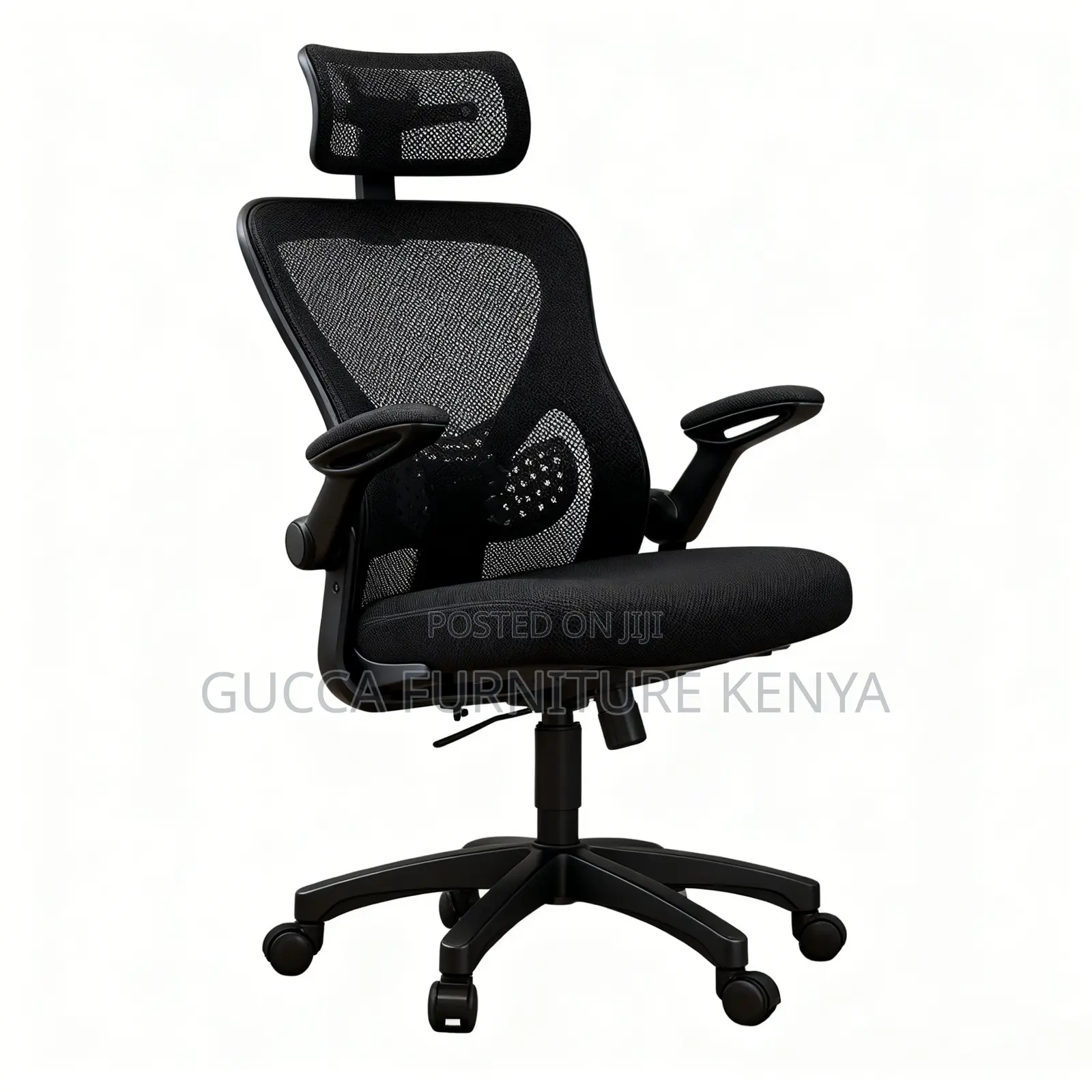 Ergonomic Mesh Office Seat With Flip Arms