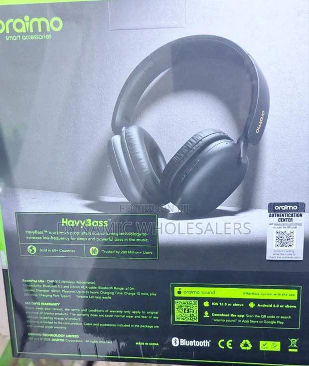 Oraimo Ohp-317 Wireless Headphones - main view