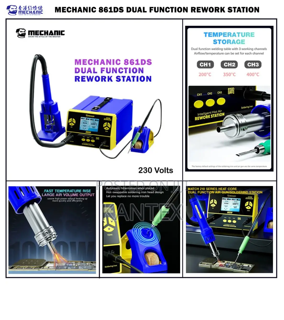 Mechanic 2 in 1 Rework Station 861ds