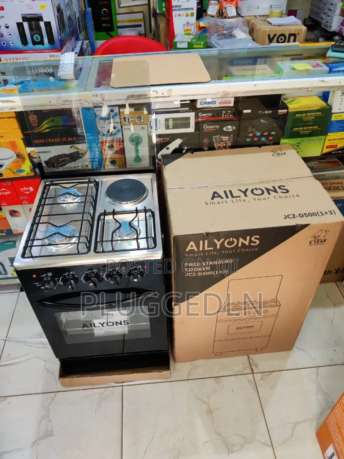 *Ailyons Standing Cooker 3g+1e 60cmx60cm